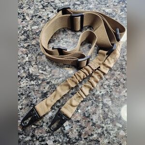 Tactical Adjustable Two Point Sling Strap in FDE Tan